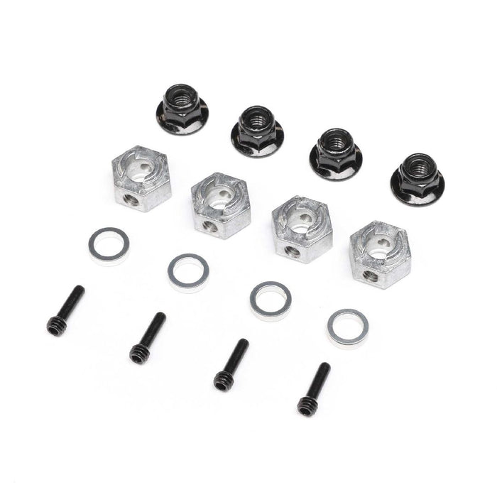 Axial 12mm Hex Hub Set (4): AXP8