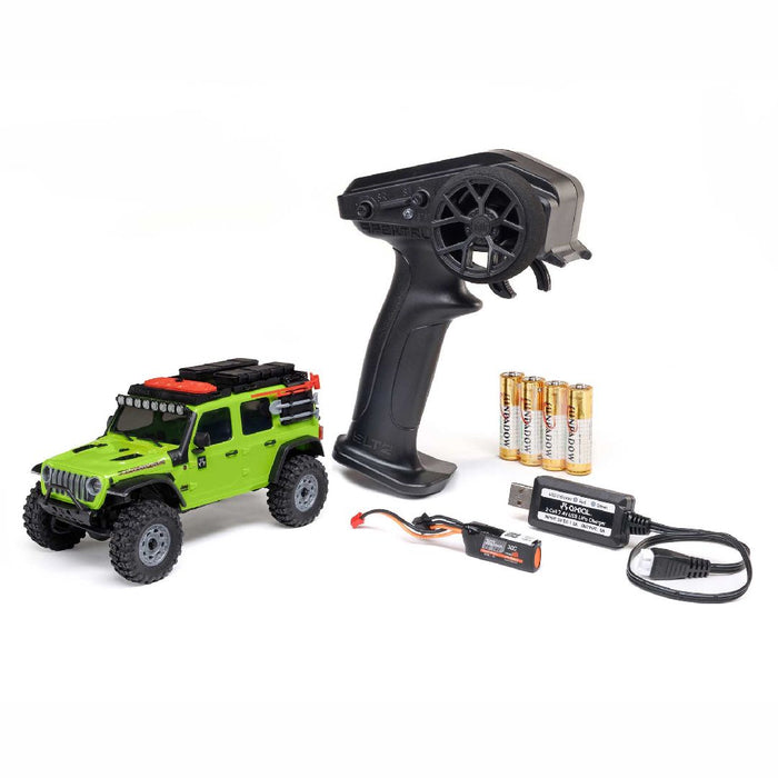 Axial 1/30 SCX30 Jeep Wrangler JLU Brushed 4x4 RTR B&C Incl GRN
