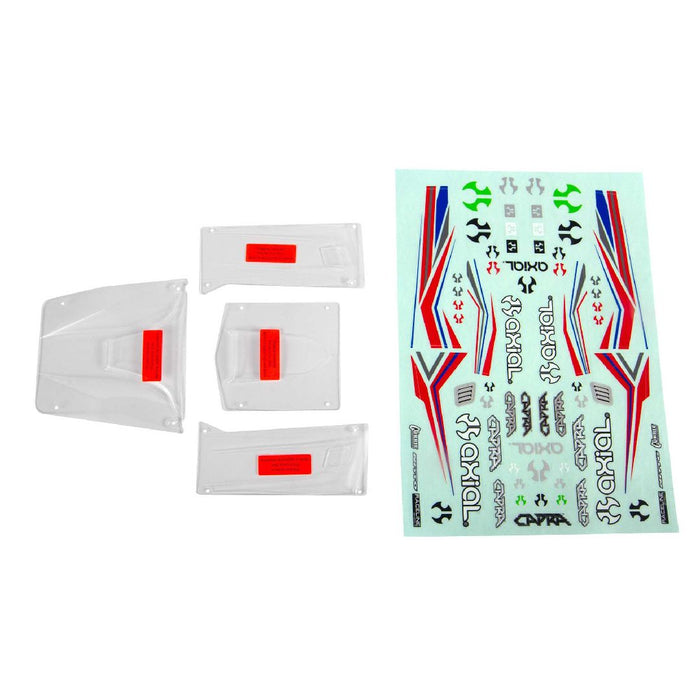 Axial Body Panel Set, Clear: Capra 1.9 UTB
