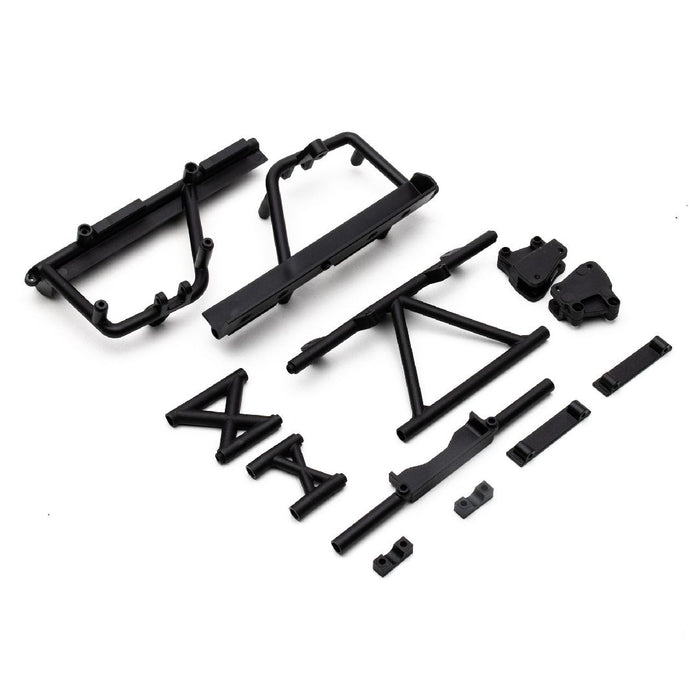 Axial Cage Supports, Battery Tray (Black): RBX10