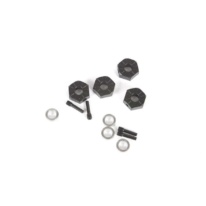 Axial 12mm Hex Screw Shaft & Spacer (4): Capra 1.9 UTB