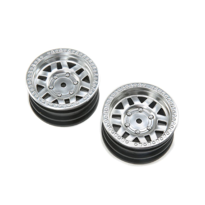 Axial 1.9 KMC Machete Wheel - Satin Silver (2)