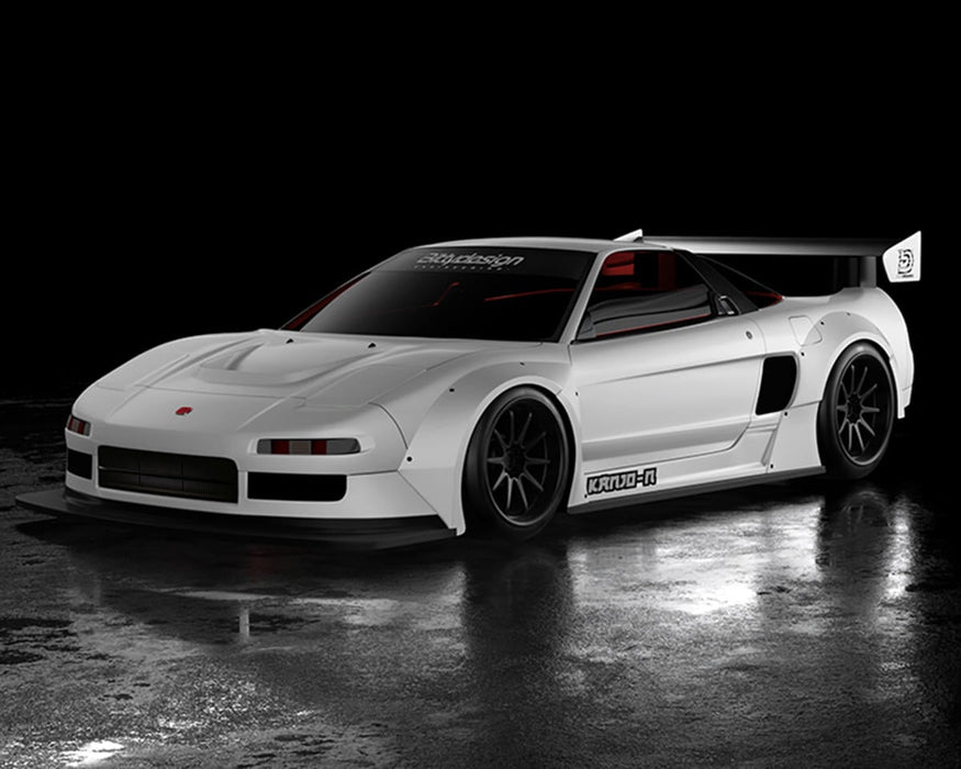 Bittydesign 1/28 KANJO-N Micro On-Road TC Polycarbonate Body (Clear)