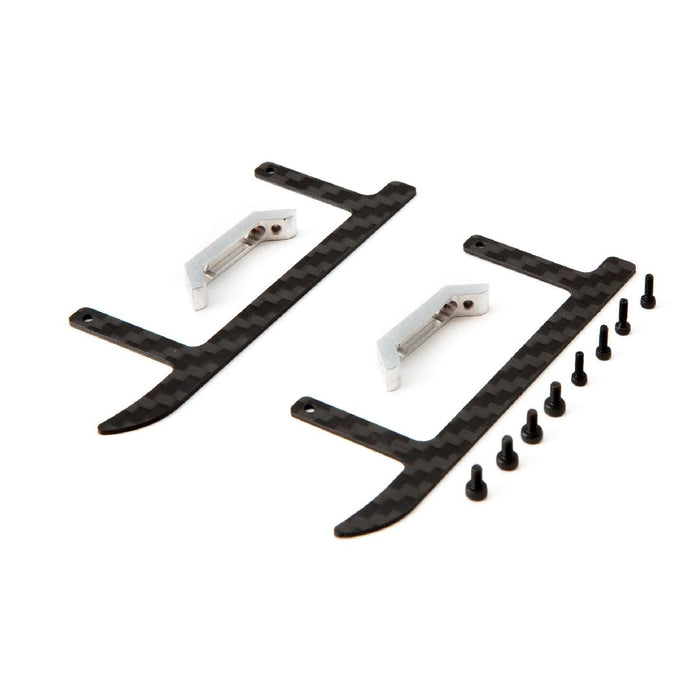 Blade Helicopters Landing gear aluminum/carbon :Blade 180 CFX