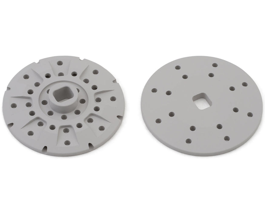 Team Brood B-Mag Drilled Magnesium Slipper Plates (2) (Associated B74)