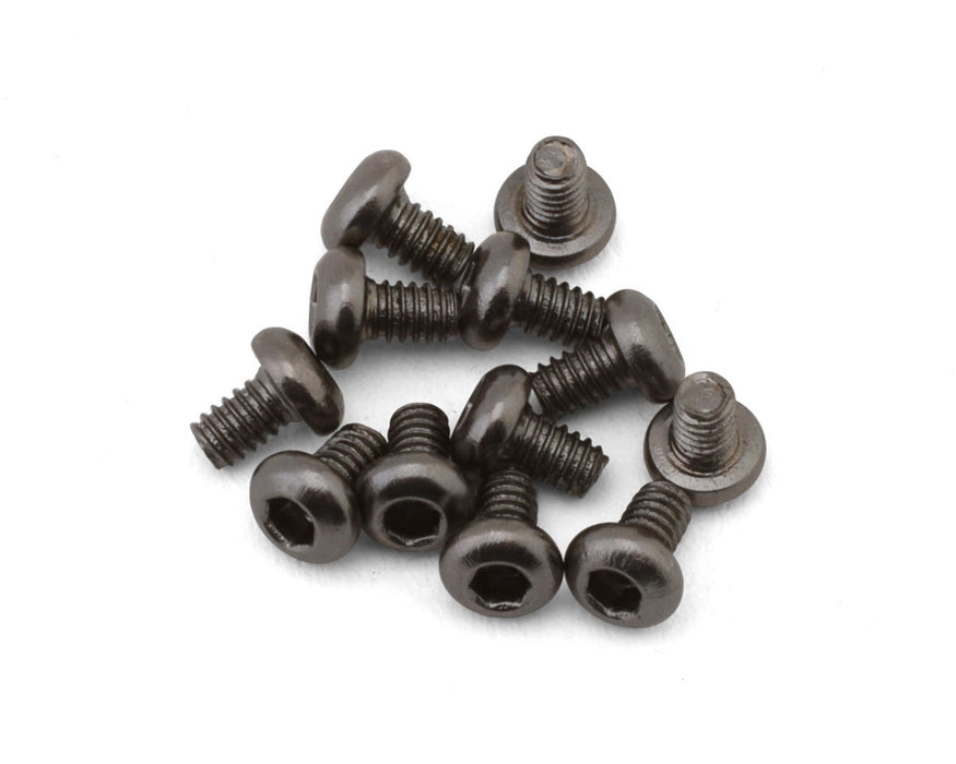 Team Brood 2mm 12.9 Black Nickel Button Head Hex Screw (12) (2x3mm)