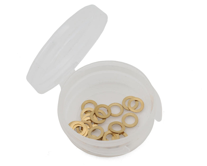 Team Brood Brass Motor Shim Assortment (M) w/Container