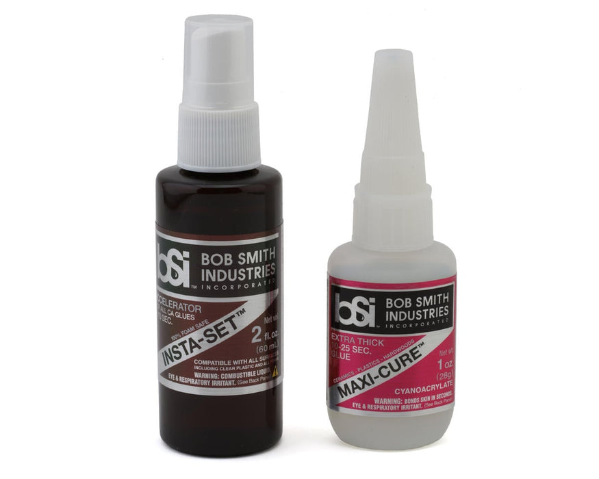 Bob Smith Industries Maxi-Cure™ CA Super Glue (Thick) (1oz) & Insta-Set