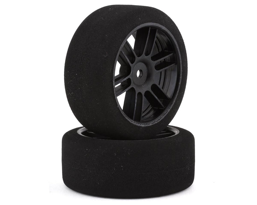 BSR Racing 1/10 26mm Front Mounted Foam Touring Tires (Black) (2) (XX Pink)