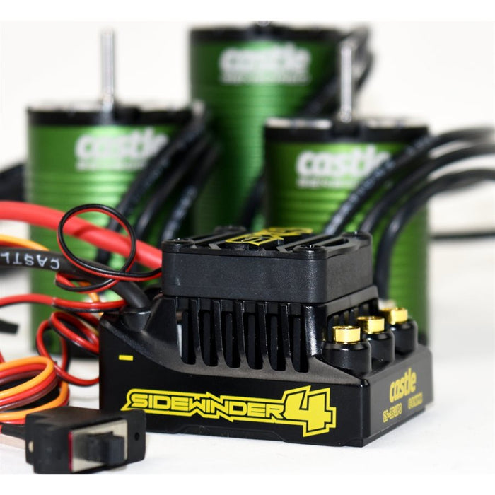Castle SW4, 12.6v, 2a BEC, WP Sensorless ESC w/ 1415-2400 Motor