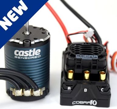 Castle Creations Cobra 10 6S Max, 8A  BEC w/1406-1900KV