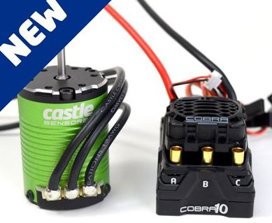 Castle Creations Cobra 10 6S Max, 8A  BEC w/1410-3800KV
