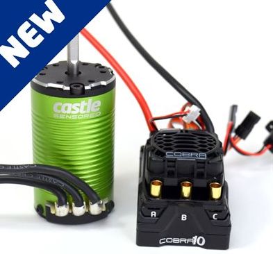 Castle Creations Cobra 10 6S Max, 8A  BEC w/1412-2100KV