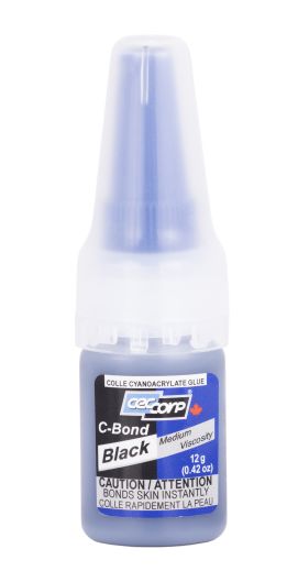 CECCORP C-Bond Black, Medium Viscosity (0.5oz) (12)