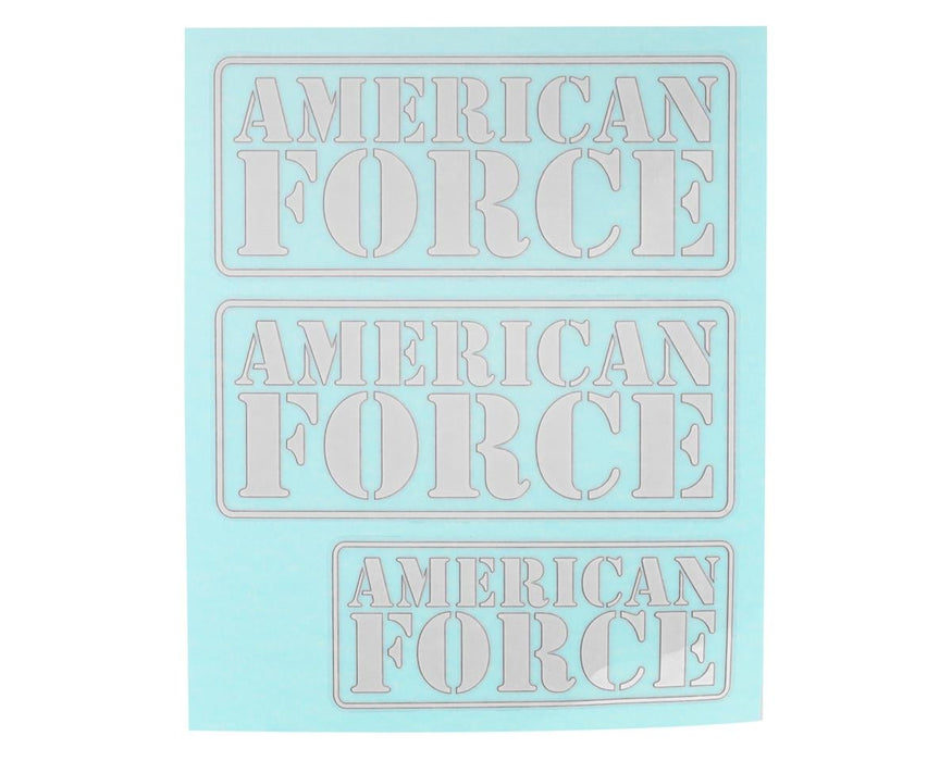 CEN American Force Decal (Silver)