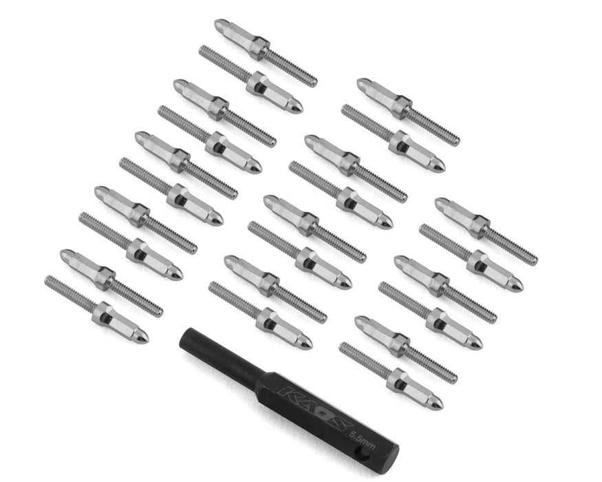 CEN Ford F250 KG1 Bullet Wheel Lugs (Chrome) (24) (2mm studs)