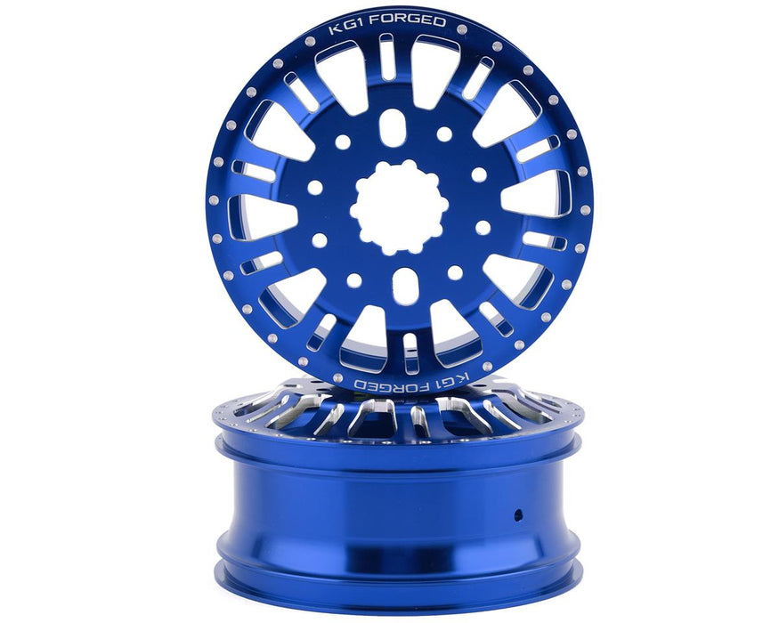 CEN KG1 KD004 DUEL Rear Dually Aluminum Wheel (Blue) (2)