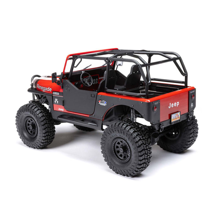 1/10 SCX10 III JEEP CJ-7 4WD BRUSHED RTR, RED