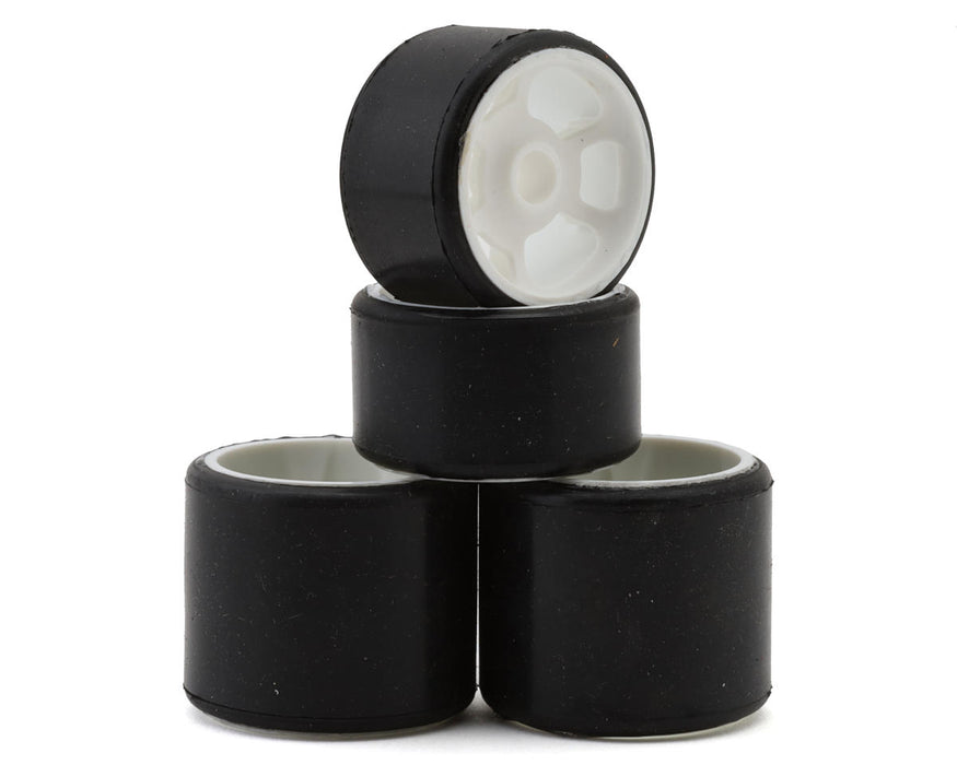 CRC 1/12 Pan Car Pre-Mounted Rubber Tires Set (Front/Rear)