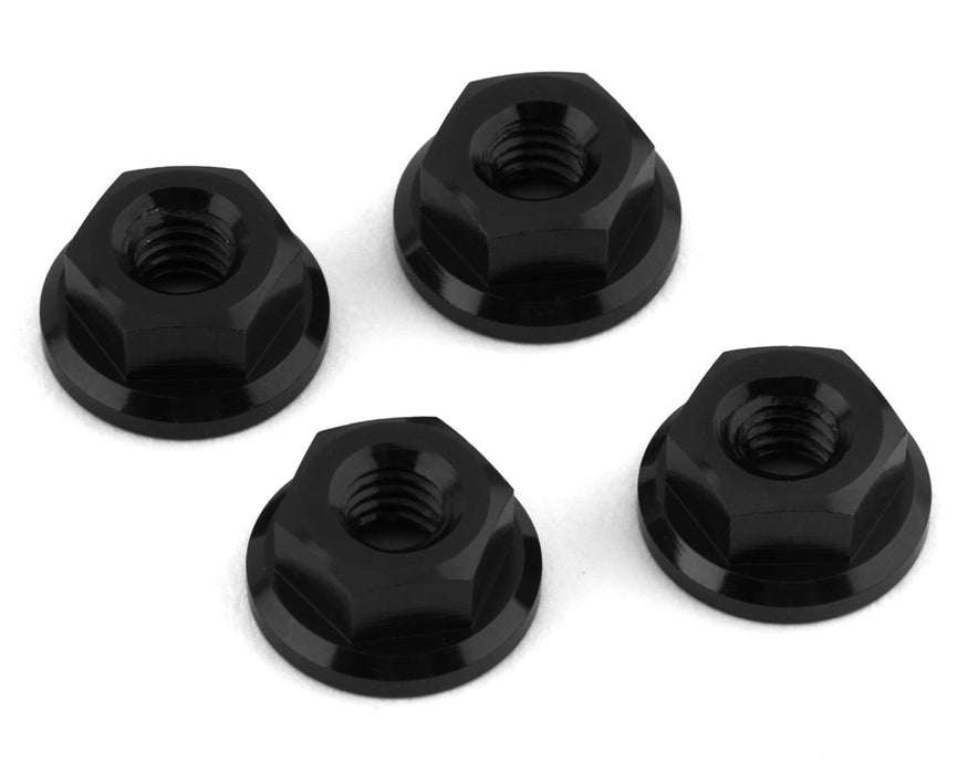 DragRace Concepts M4 Serrated Flanged Nuts (Black) (4)