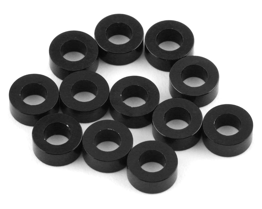 DragRace Concepts 3x6x2.5mm Ball Stud Shims (Black) (12)