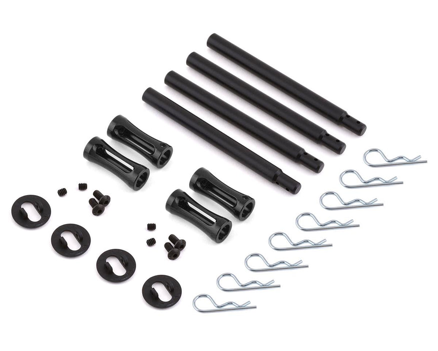 DragRace Concepts Clip Style Body Mounts (Black) (4)
