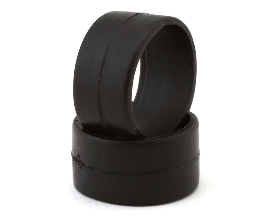 DS Racing 1/28 Front Slick Rubber Touring Tires (2) (Medium Soft)