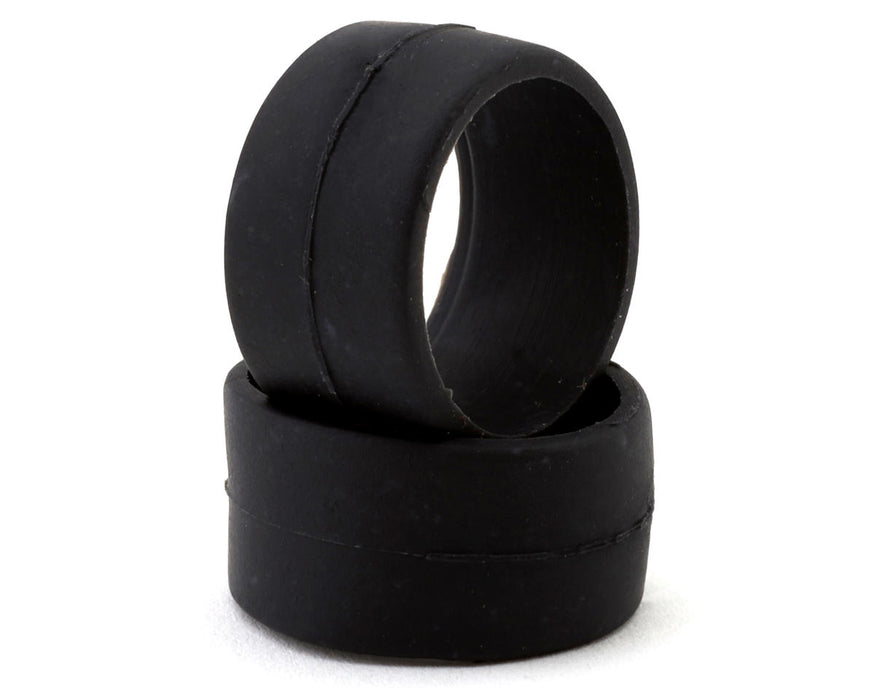DS Racing 1/28 Front Slick Rubber Touring Tires (2) (Medium)
