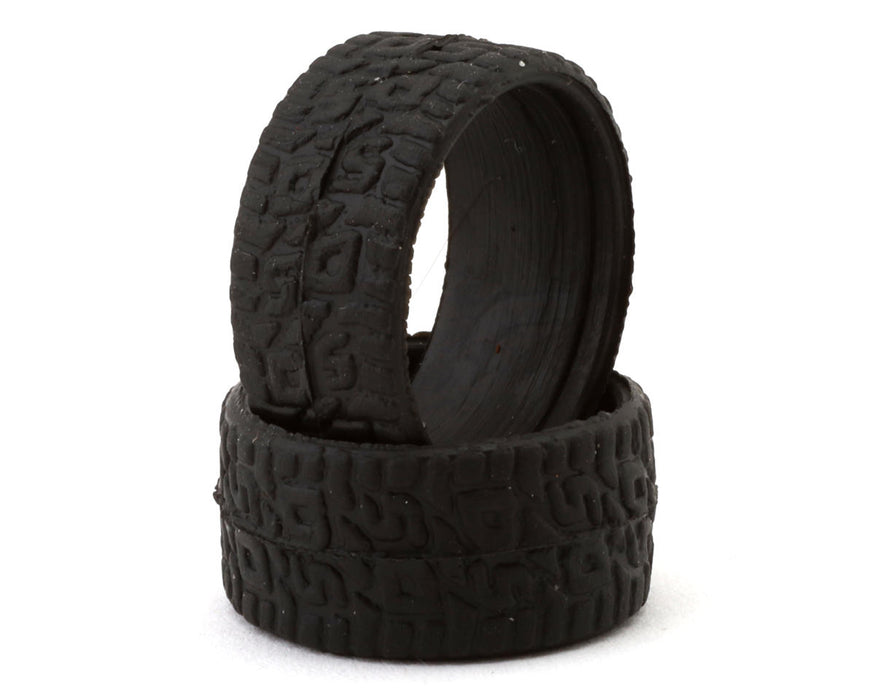 DS Racing 1/28 Rear Treaded Rubber Touring Tires (2) (Super Soft)