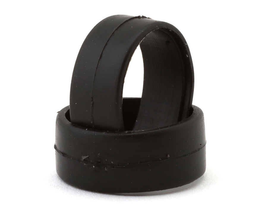 DS Racing 1/28 Front Slick Rubber Touring Tires (2) (Medium Soft)
