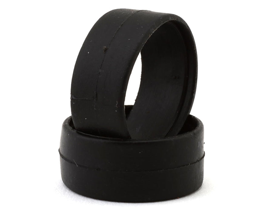 DS Racing 1/28 Front Slick Rubber Touring Tires (2) (Medium)