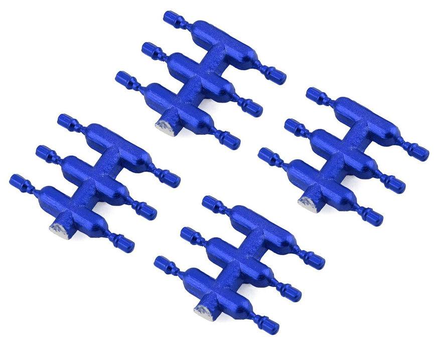 DS Racing Drift Element Scale Lug Nuts (Blue) (24) (Short)