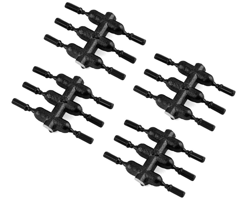 DS Racing Drift Element Scale Lug Nuts (Black) (24) (Long)
