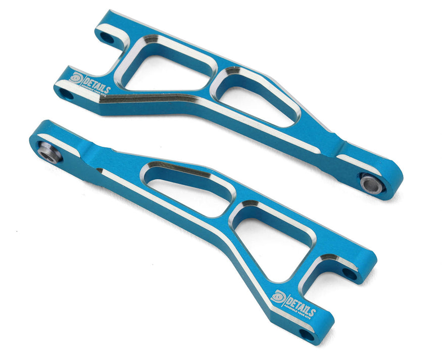 Hobby Details Arrma® Granite™ Grom Machined Aluminum Rear Upper Arms (Blue) (2)