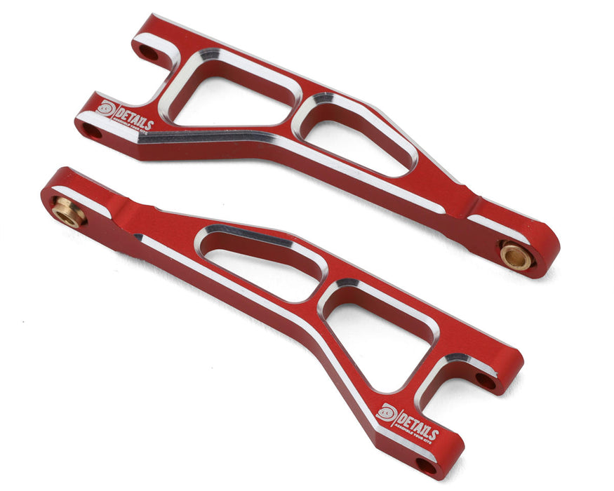 Hobby Details Arrma® Granite™ Grom Machined Aluminum Rear Upper Arms (Red) (2)