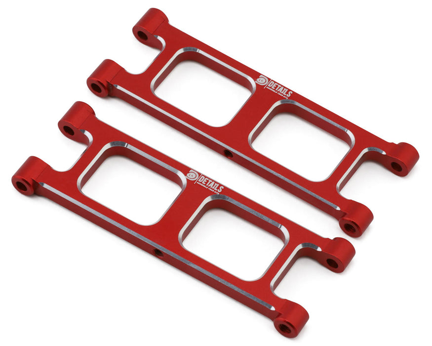 Hobby Details Arrma® Granite™ Grom Aluminum Rear Lower Arm Set (Red) (2)