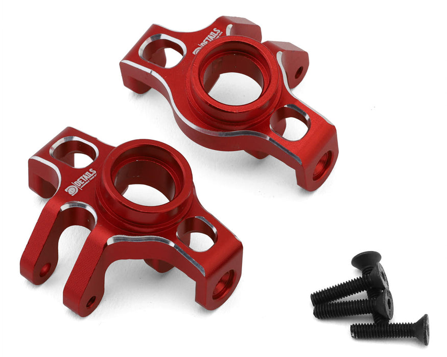 Hobby Details Arrma® Granite™ Grom Aluminum Front Hub/Knuckle Set (Red)