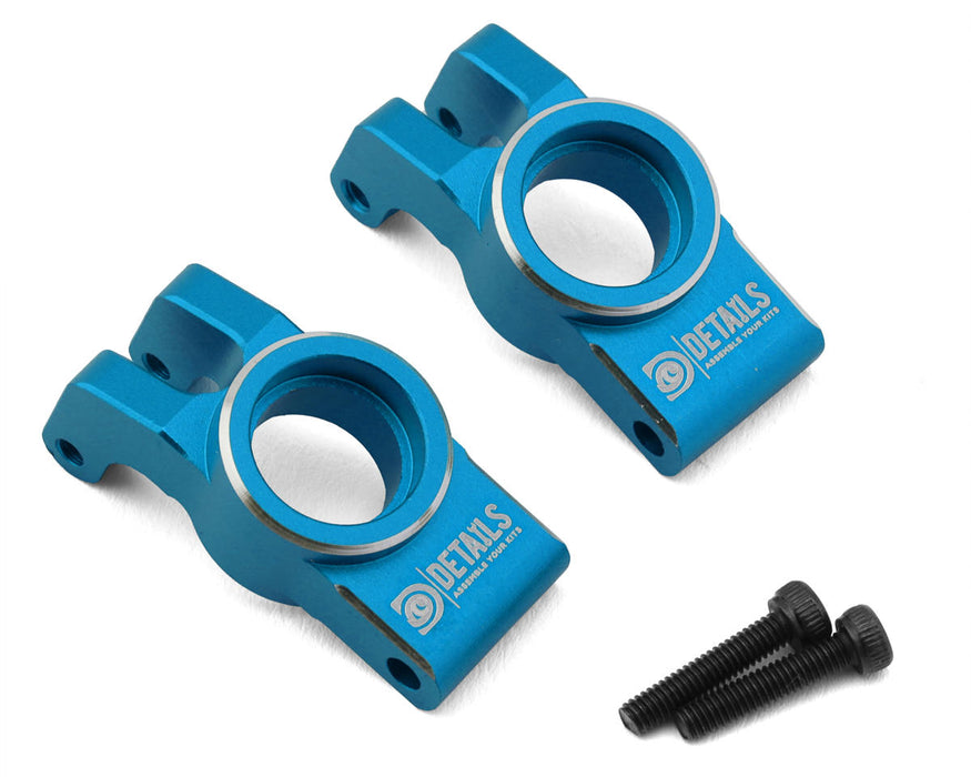 Hobby Details Arrma® Mojave/Granite™ Grom Aluminum Rear Hub (Blue) (2)