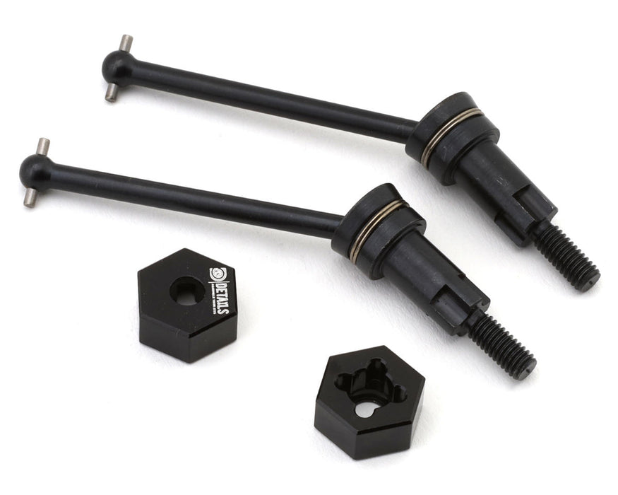 Hobby Details Metal Front CVD Drive Shaft Set For 1/16 Arrma® Mojave Grom (2)