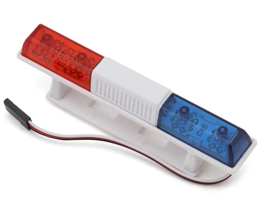 Hobby Details 1/10 Square Police LED Light Flasher Bar (6-8.4V) (98mm) (7 Modes)