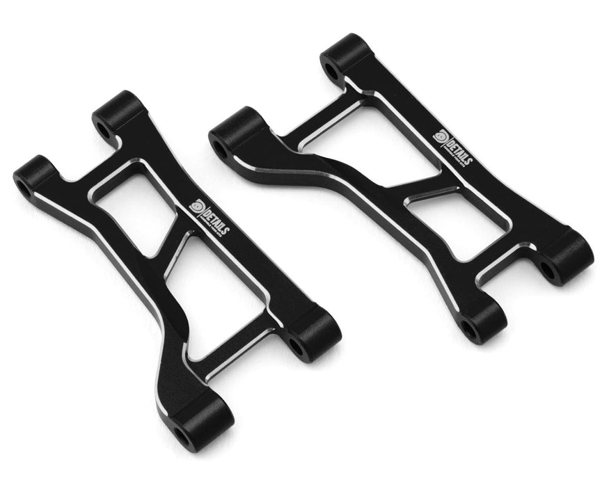Hobby Details 7075 Aluminum Front Upper Arm Set for Traxxas® Mini Maxx® (Black)