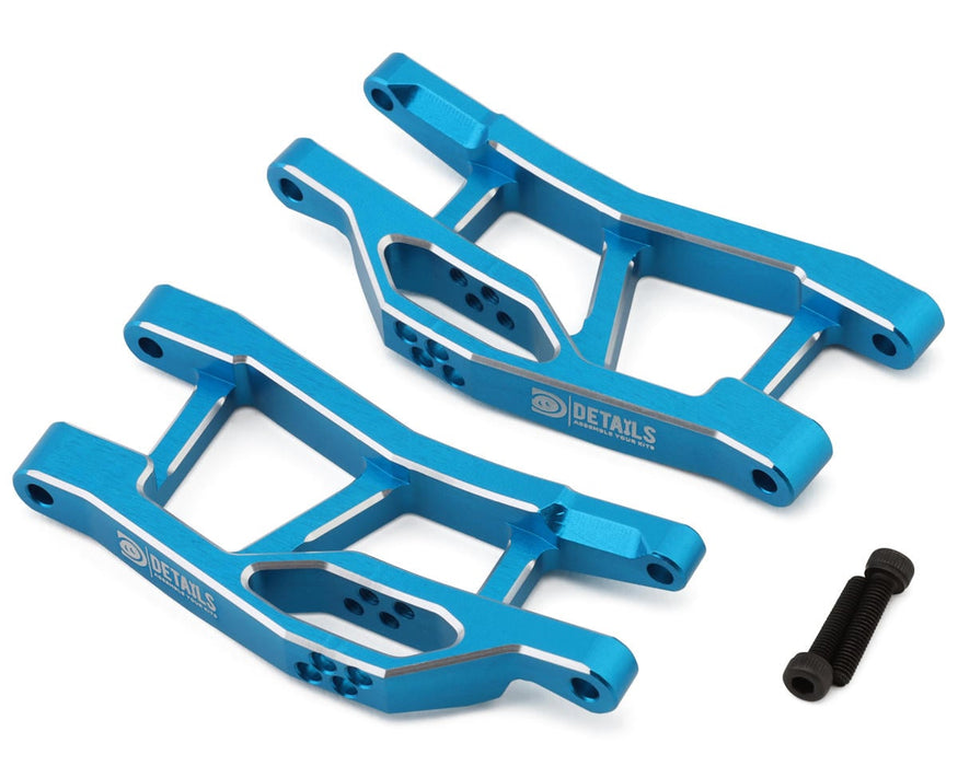 Hobby Details 7075 Aluminum Front Lower Arm Set for Traxxas® Mini Maxx® (Blue)