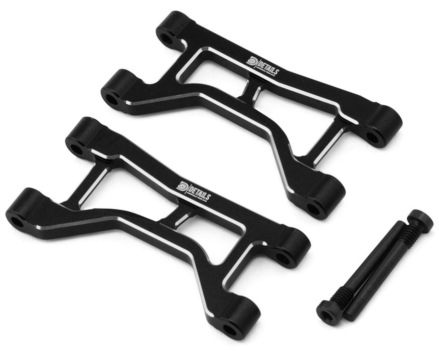 Hobby Details 7075 Aluminum Rear Upper Arm Set for Traxxas® Mini Maxx® (Black)