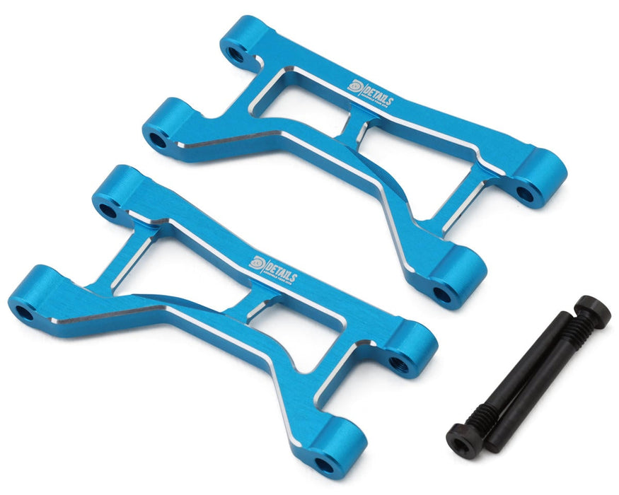 Hobby Details 7075 Aluminum Rear Upper Arm Set for Traxxas® Mini Maxx® (Blue)