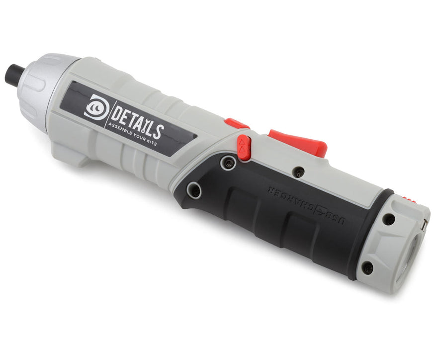 Hobby Details Power1 Electric Mini Screwdriver w/Titanium Tip Set