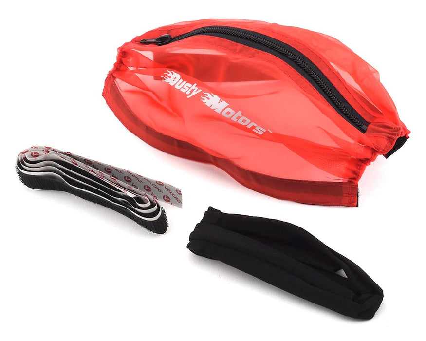 Dusty Motors Protection Cover for Traxxas 1/16 (Red)