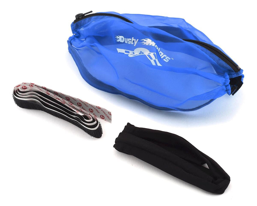 Dusty Motors Protection Cover for Traxxas Rustler/Bandit (Blue)