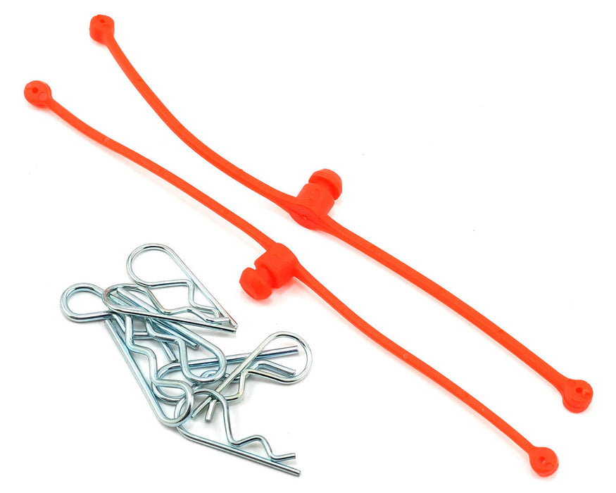DuBro Body Klip Retainers w/Body Clips (Orange)
