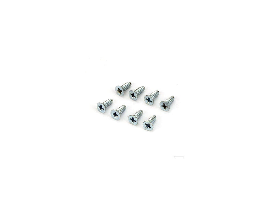 DuBro 3x8mm Flat Head Selftap Screws (8)