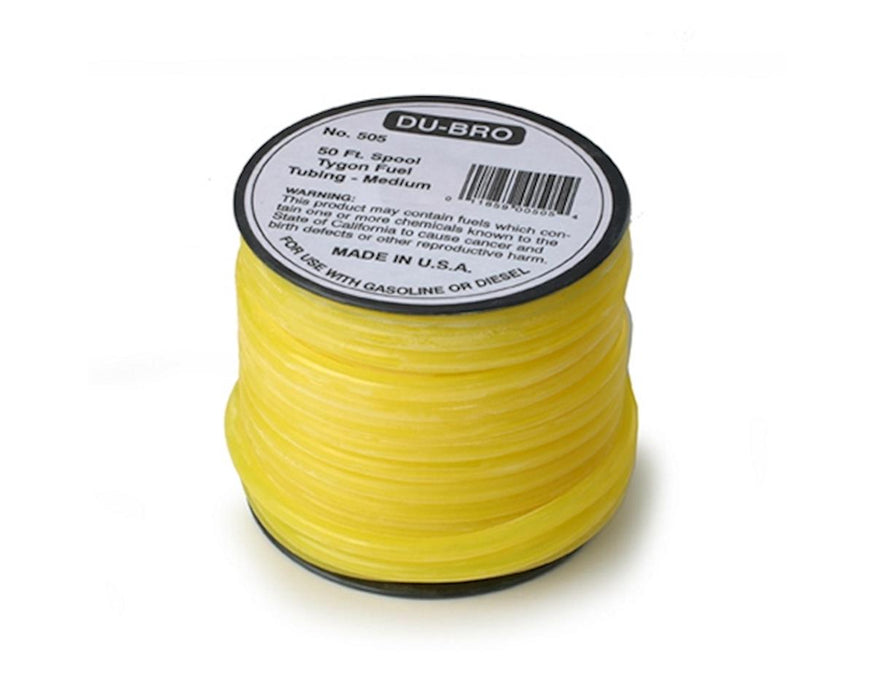 DuBro Medium Tygon Gas Fuel Tubing (50')